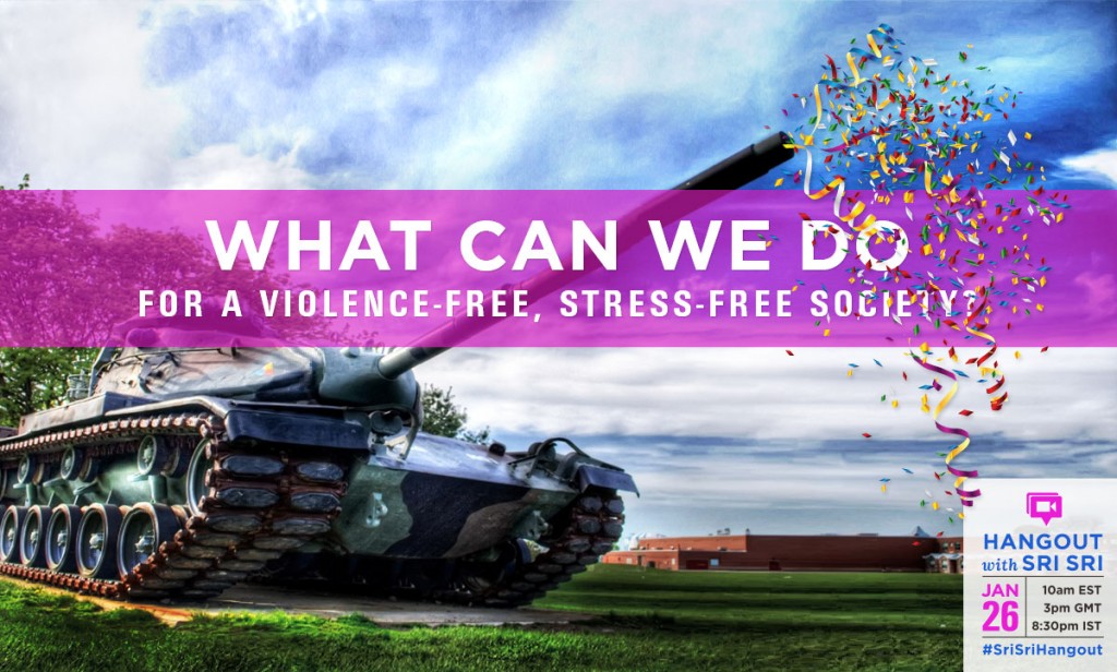 violence-free stress-free society campaign