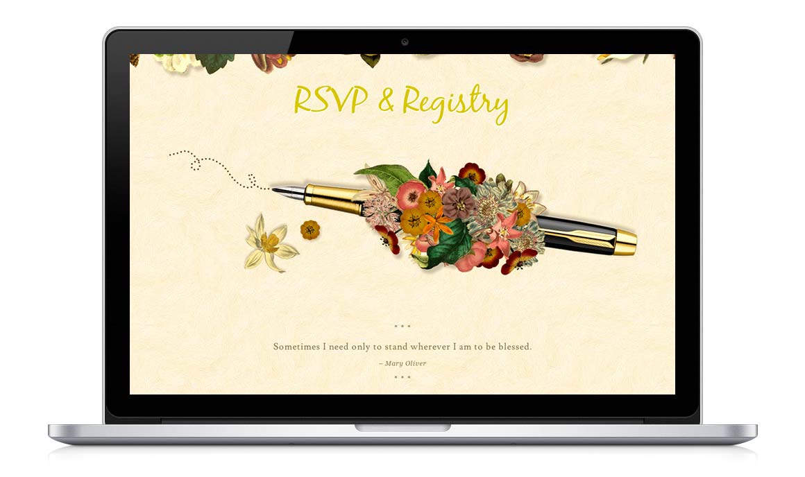 Responsive Wedding Website