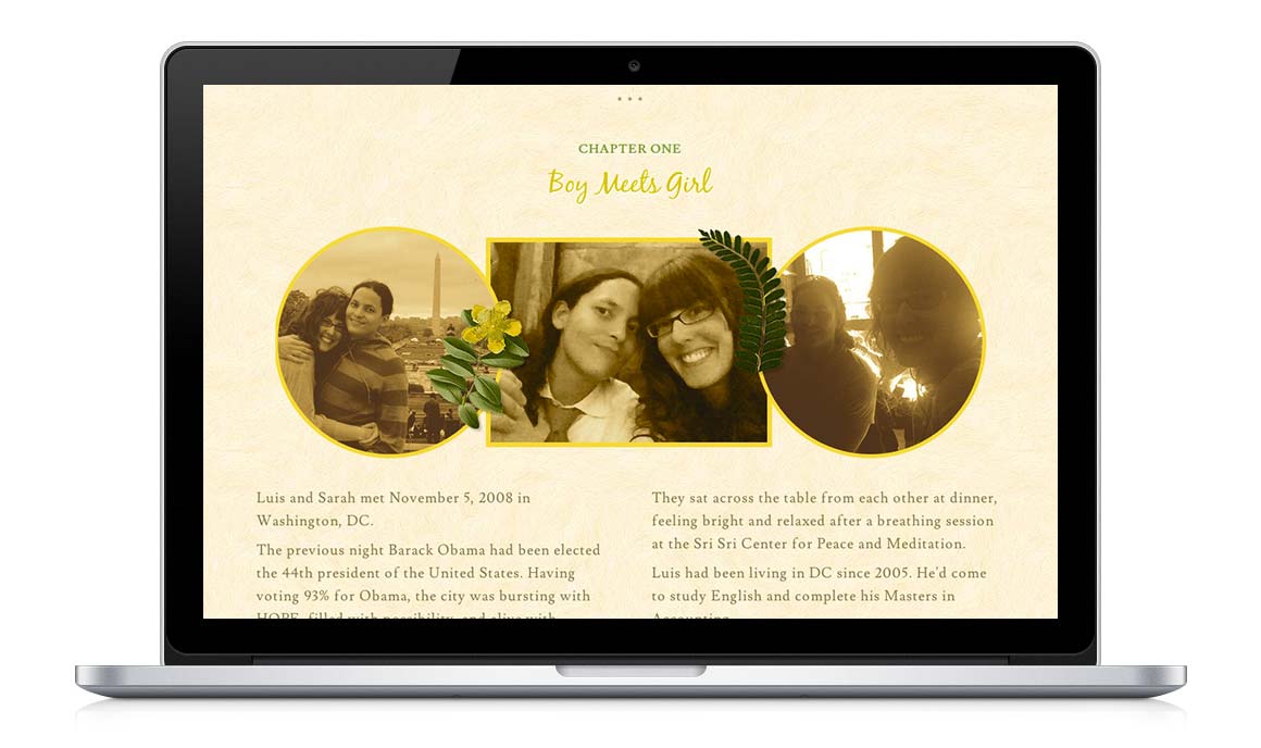 Responsive Wedding Website